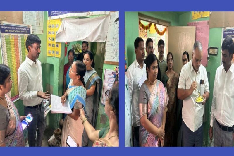 Vishakapatnam:రేషన్ డిపోలు, మధ్యాహ్న భోజన పథకాలపై రాష్ట్ర ఫుడ్ కమిషన్ సభ్యుని ఆకస్మిక తనిఖీలు