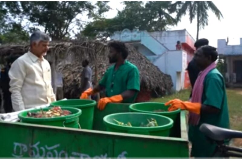 పారిశుధ్య కార్మికులతో నేరుగా సంభాషించిన సీఎం చంద్రబాబు