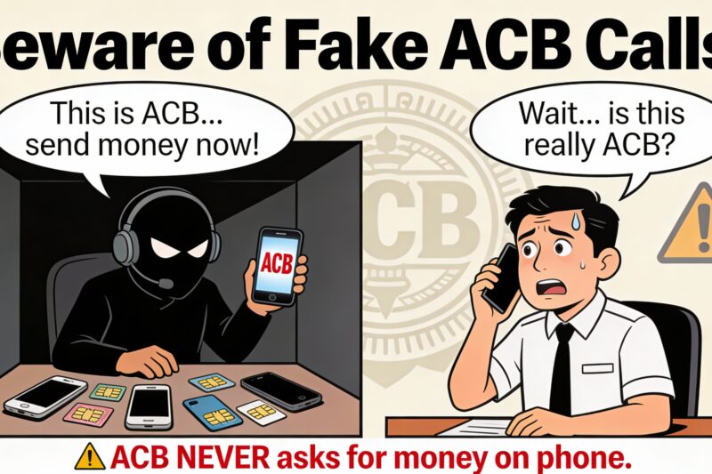 నకిలీ ఏసీబీ కాల్స్‌పై హెచ్చరిక – ఏసీబీ డీజీ
