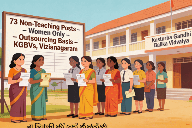 Jobs: KGBVలలో 73 బోధనేతర పోస్టులు