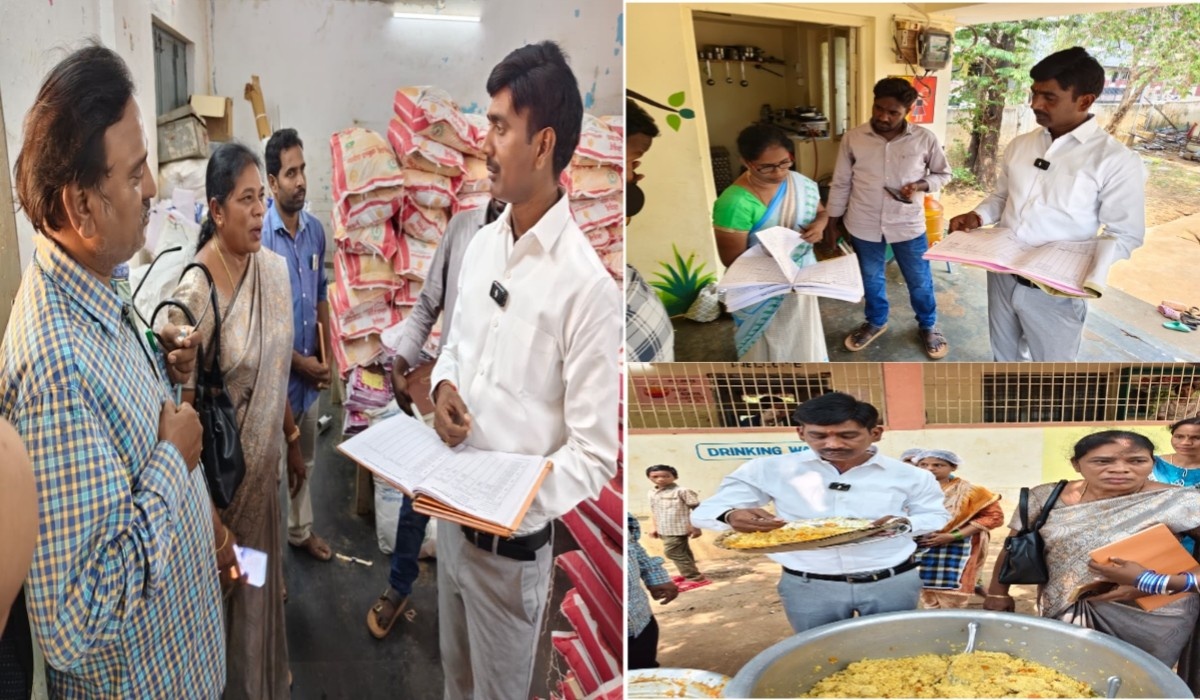 Food commissioner visit at PM Sri Government School